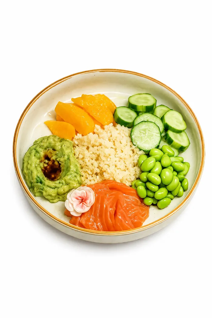 A salmon bowl