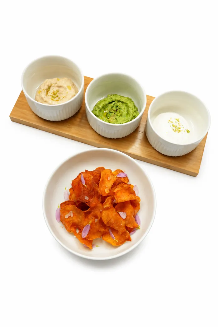 A set of dipping sauces